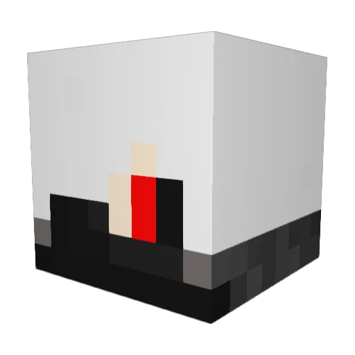 Loyon_14 Minecraft avatar head, 3D render