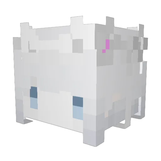 Lozfi Minecraft avatar head, 3D render