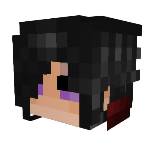 Lpx4_ Minecraft avatar head, 3D render
