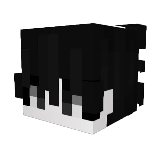 Lqcpg Minecraft avatar head, 3D render