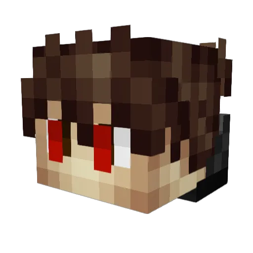 Lrthemvp Minecraft avatar head, 3D render