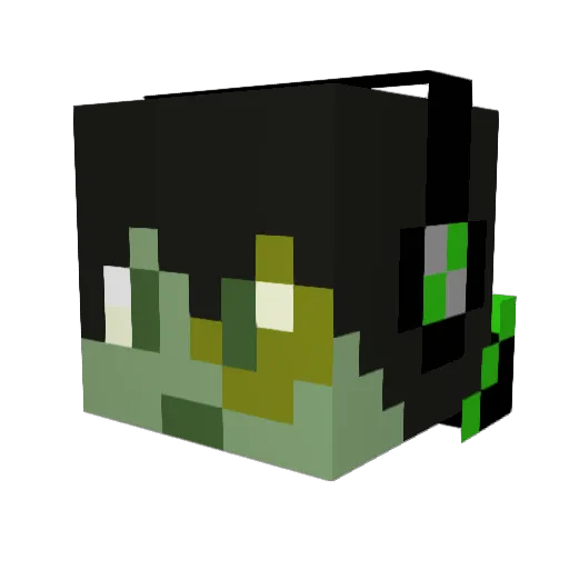 LsL32 Minecraft avatar head, 3D render