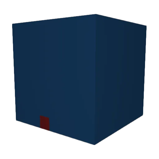 Lsmcb Minecraft avatar head, 3D render