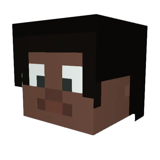 Lsmitty069 Minecraft avatar head, 3D render