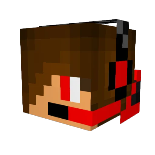 Lspaniard7 Minecraft avatar head, 3D render