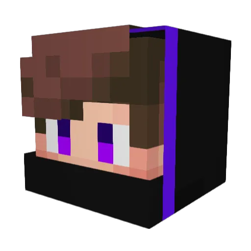 Lsteffen Minecraft avatar head, 3D render