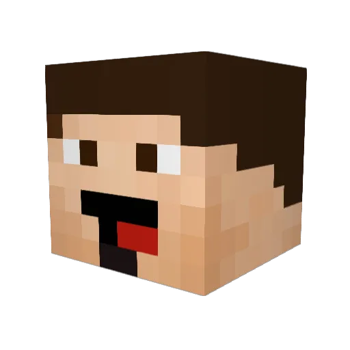 Lswagger03 Minecraft avatar head, 3D render