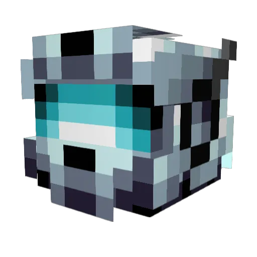 Lsy256 Minecraft avatar head, 3D render