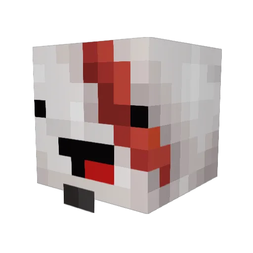 Lt1201 Minecraft avatar head, 3D render