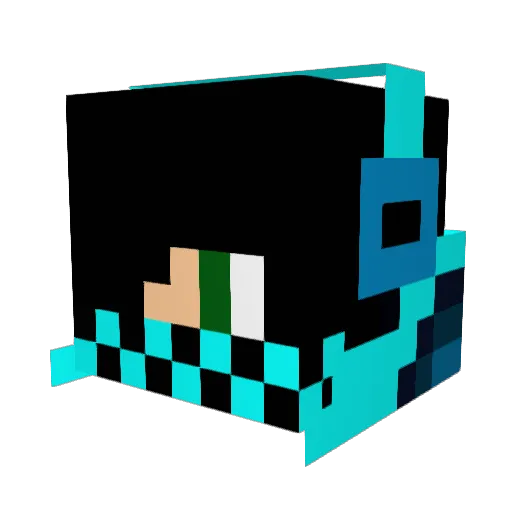 LtBlade Minecraft avatar head, 3D render