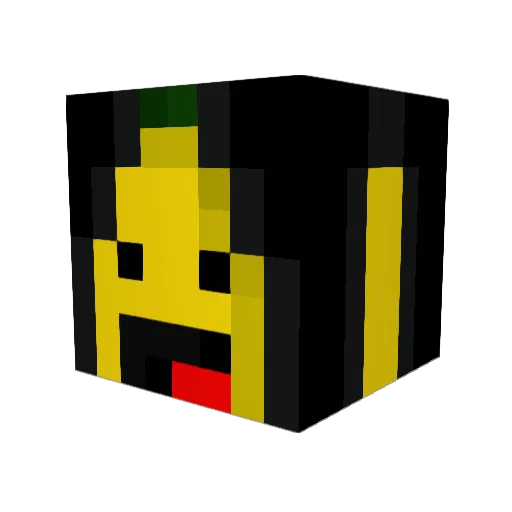 LtButterman Minecraft avatar head, 3D render