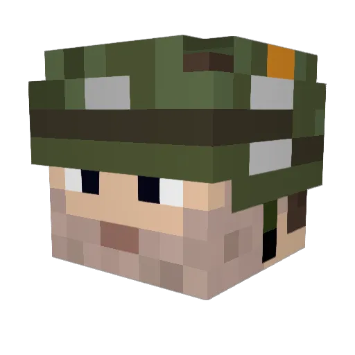 LtColer Minecraft avatar head, 3D render