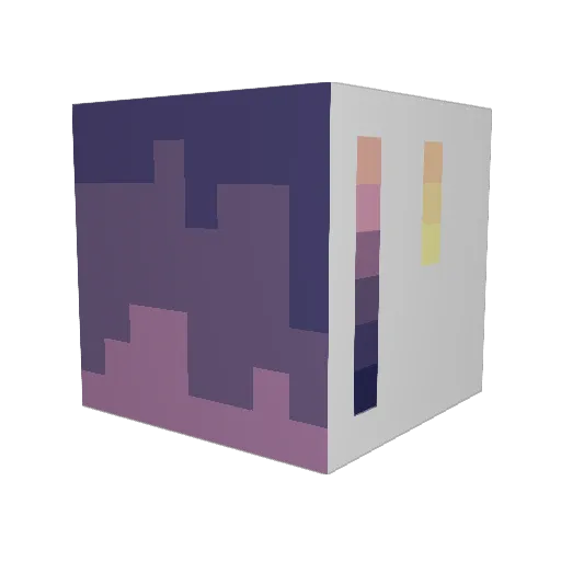 LtCustom Minecraft avatar head, 3D render
