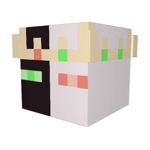 LtFives Minecraft avatar head, 3D render