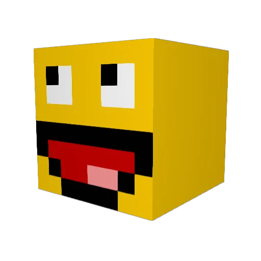 LtTOM56 Minecraft avatar head, 3D render