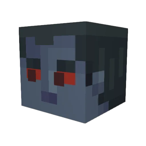 LtZach7 Minecraft avatar head, 3D render