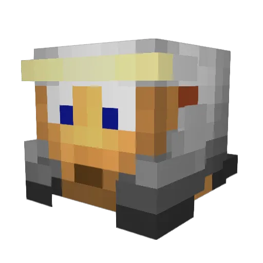 Lt_Cheesecake Minecraft avatar head, 3D render