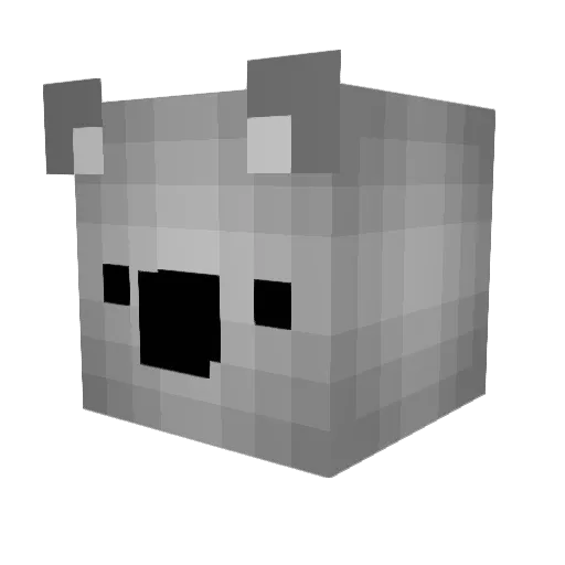 Lt_DJ_Kimball Minecraft avatar head, 3D render