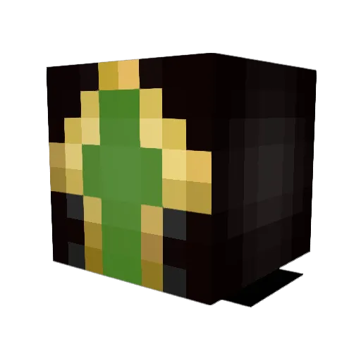 Lt_Kabbage Minecraft avatar head, 3D render