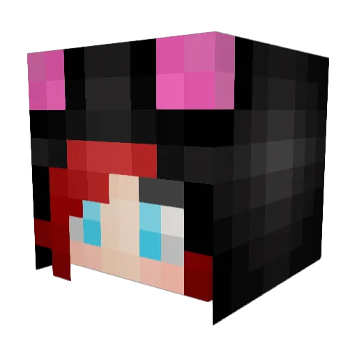 Lt_Linz Minecraft avatar head, 3D render