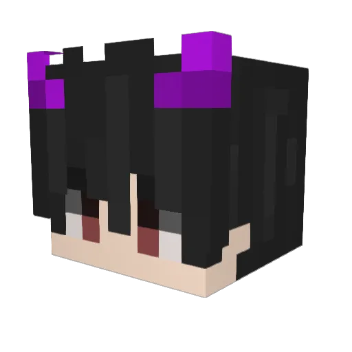 Lt_Tricks Minecraft avatar head, 3D render