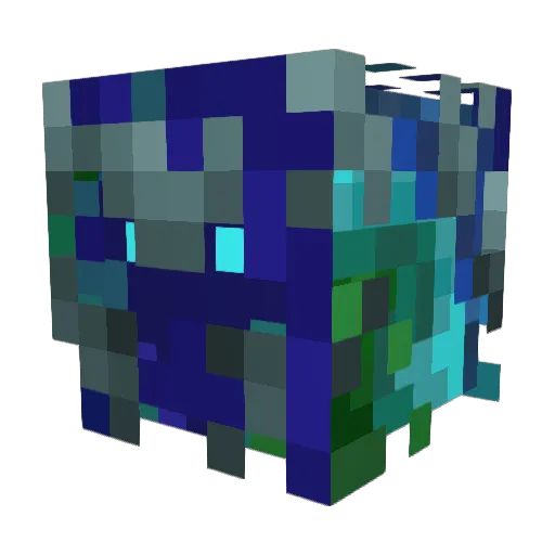 Ltd3855 Minecraft avatar head, 3D render