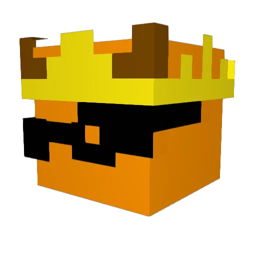 Ltsr Minecraft avatar head, 3D render