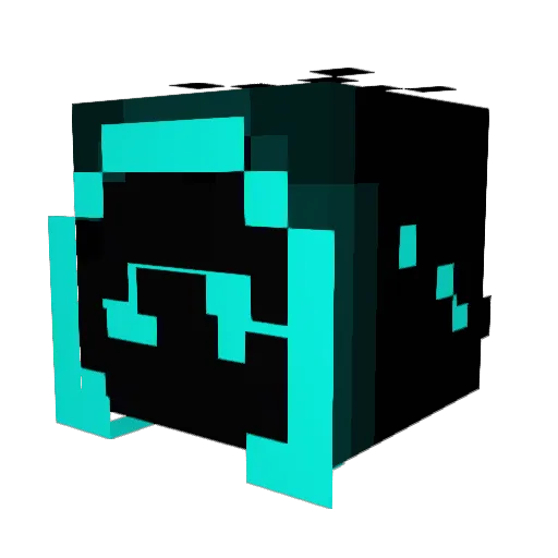 LuCuBuildsHD Minecraft avatar head, 3D render