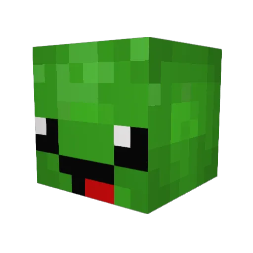 LuKeY7309 Minecraft avatar head, 3D render