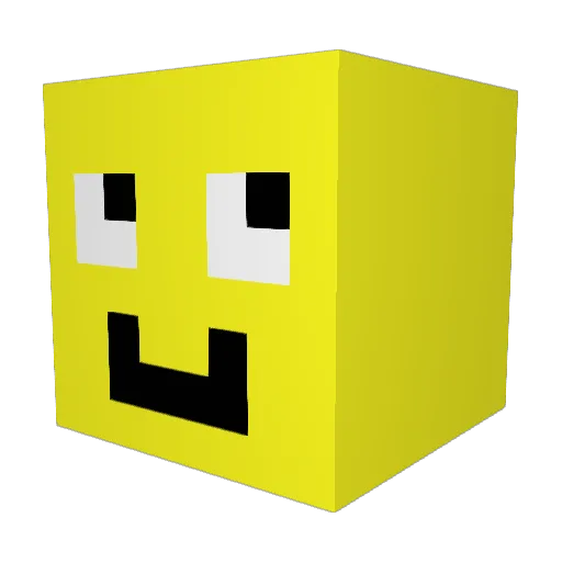 LuKow14 Minecraft avatar head, 3D render