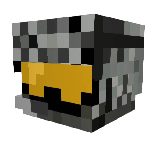 LuLsPL Minecraft avatar head, 3D render