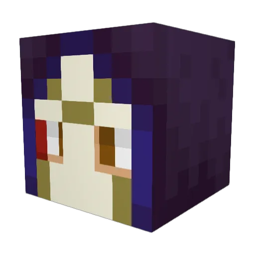 LuMaxx99 Minecraft avatar head, 3D render
