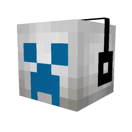 LuMinA31 Minecraft avatar head, 3D render