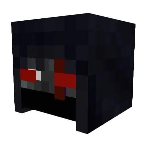 LuOnZa Minecraft avatar head, 3D render