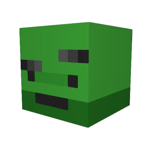 LuTheDawg Minecraft avatar head, 3D render