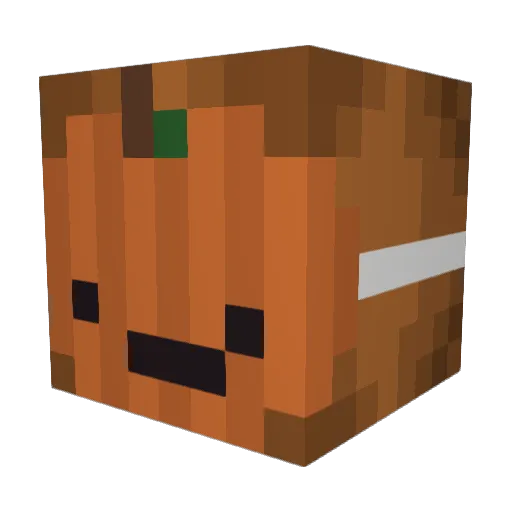 Lu_STR Minecraft avatar head, 3D render