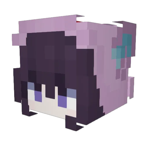Luan0827 Minecraft avatar head, 3D render