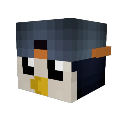 Luan0901 Minecraft avatar head, 3D render