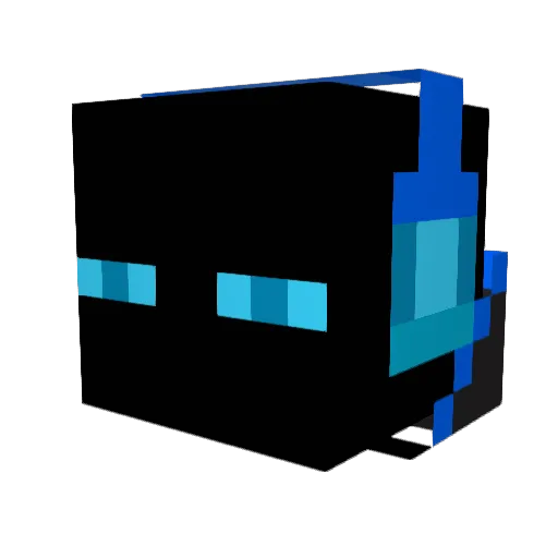 Luan1404 Minecraft avatar head, 3D render