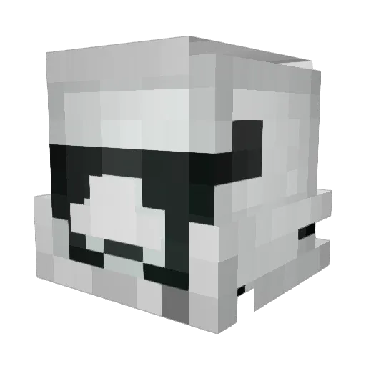 Luan1447 Minecraft avatar head, 3D render