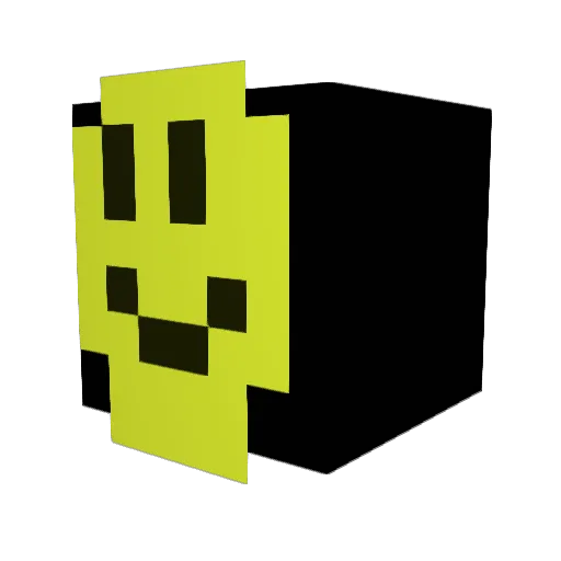 LuanKing Minecraft avatar head, 3D render