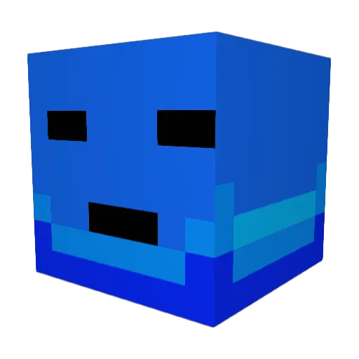 Luanovic2 Minecraft avatar head, 3D render