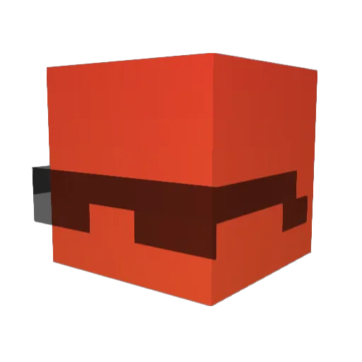 Luanpaiva1234 Minecraft avatar head, 3D render