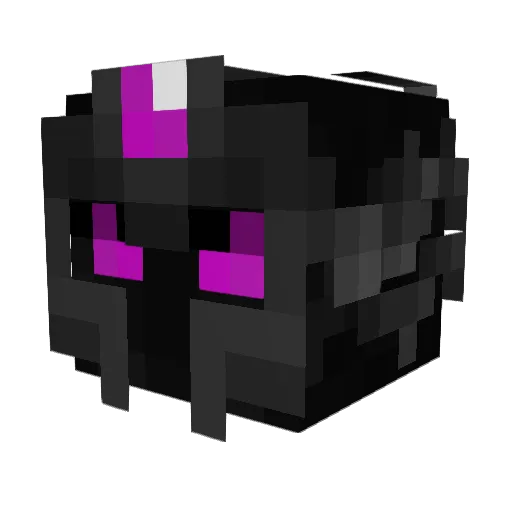 Lubdclu Minecraft avatar head, 3D render