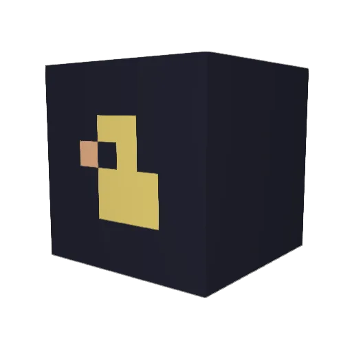 LubeyGooby Minecraft avatar head, 3D render