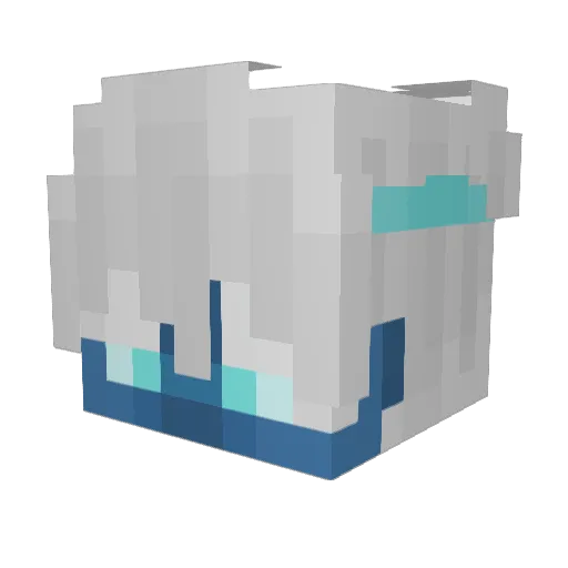 Lubick23 Minecraft avatar head, 3D render