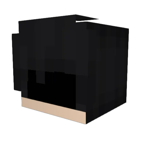 LubusWasTaken Minecraft avatar head, 3D render
