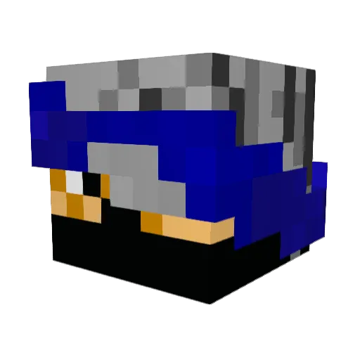 Luc1fer_ Minecraft avatar head, 3D render