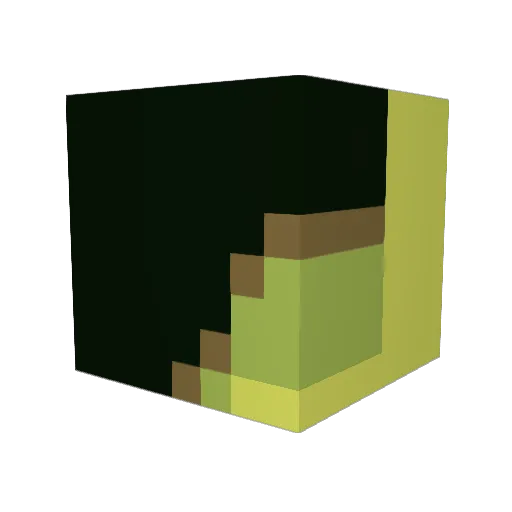 Luc4s2223 Minecraft avatar head, 3D render