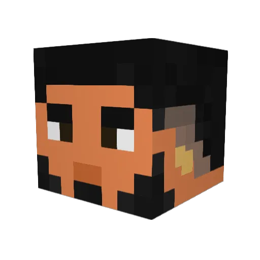 Luc4ss__ Minecraft avatar head, 3D render